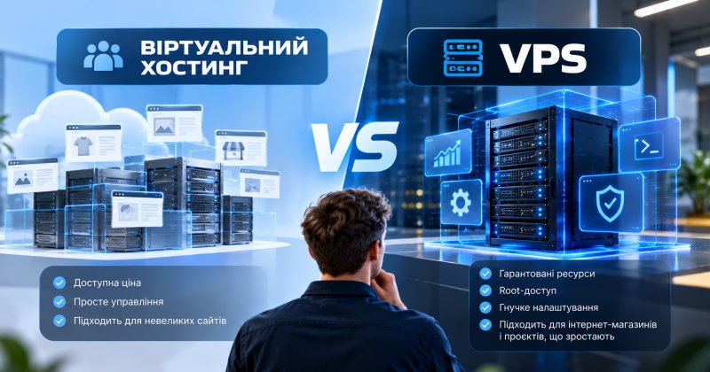 VPS или виртуальный хостинг: что лучше выбрать для сайта